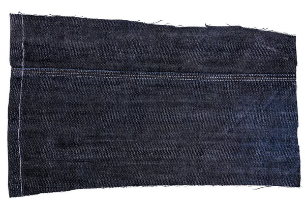 Pieza de tejido vaquero azul oscuro — Foto de Stock
