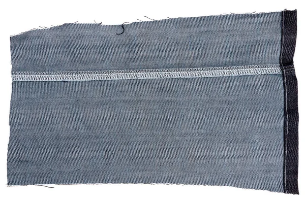 Pedaço de tecido de calça azul — Fotografia de Stock