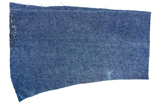 Шматок темно-синьої джинсової тканини — стокове фото