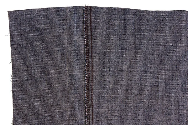 Pedaço de tecido de calça azul escuro — Fotografia de Stock
