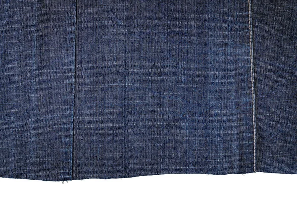 Koyu mavi jeans kumaş parçası — Stok fotoğraf