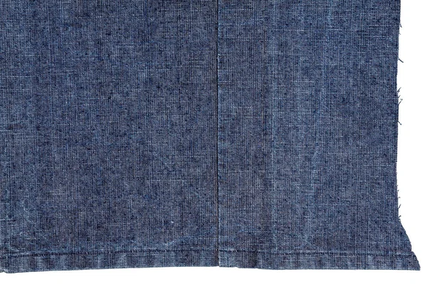 Tygstycke mörkblå jeans — Stockfoto