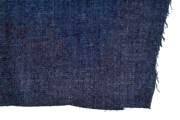 Шматок темно-синьої джинсової тканини — стокове фото