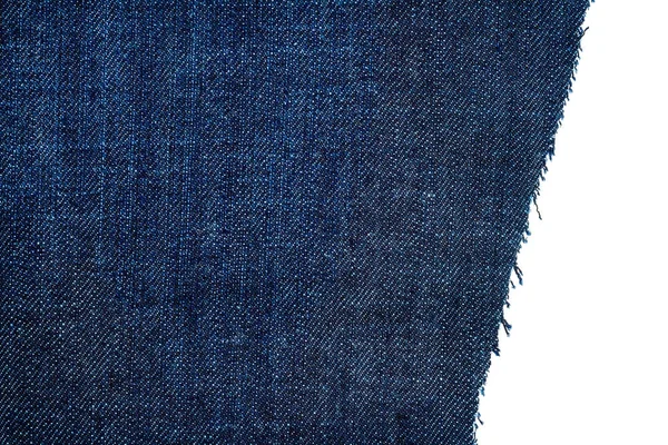 Kawałek tkaniny ciemne niebieskie dżinsy — Zdjęcie stockowe