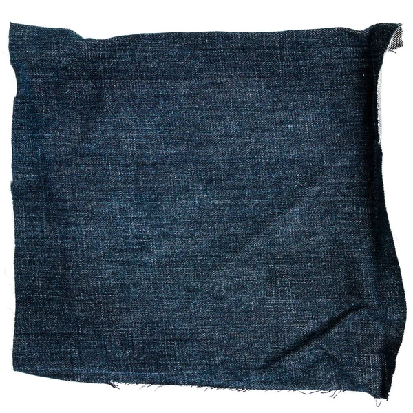 Ткань темно-синих джинсов — стоковое фото