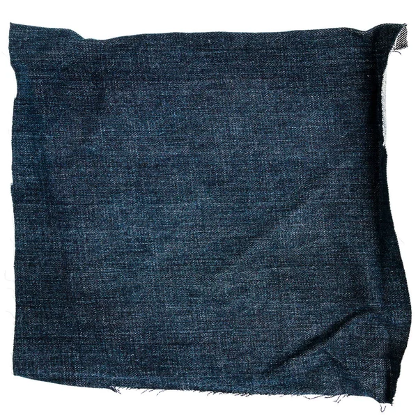 Pièce de tissu jean bleu foncé — Photo