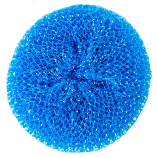 Modrá pulzující plastovou drátěnku — Stock fotografie