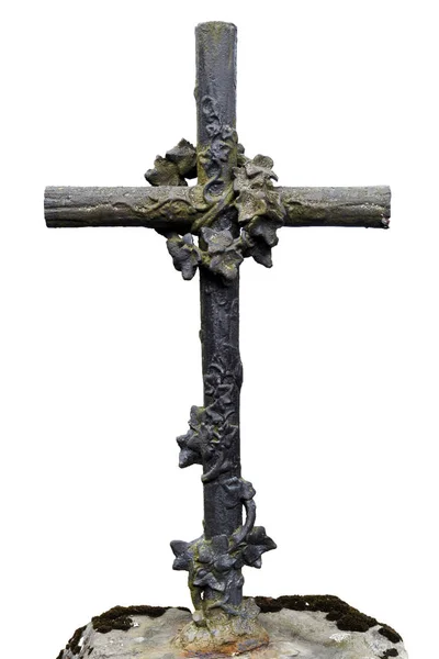 Croix en vieux métal — Photo