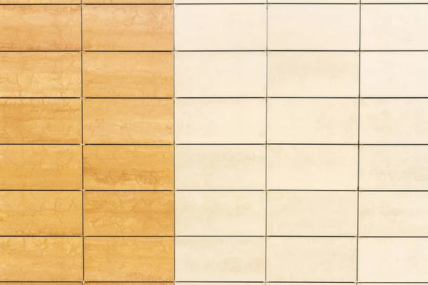明亮的米色瓷砖墙纹理背景 — 图库照片