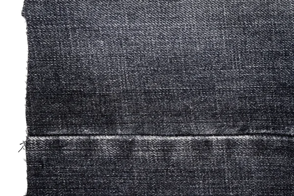 Pezzo di tessuto jeans scuro — Foto Stock