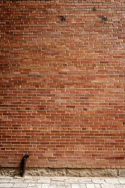 Roter Backsteinmauer Hintergrund — Stockfoto