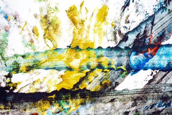 Абстрактний барвистий пофарбований рукою фон — стокове фото