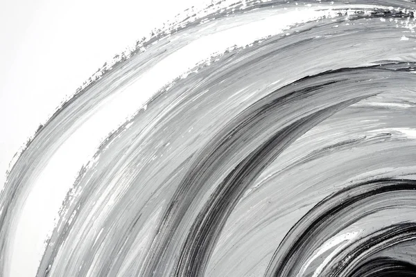 Abstracto negro y blanco pintado a mano de fondo — Foto de Stock