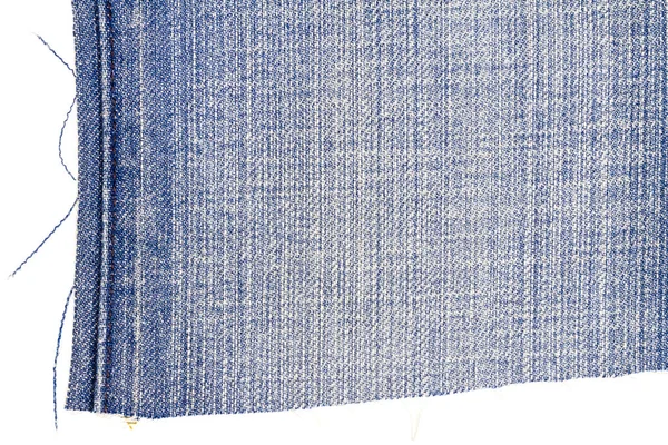 Шматок світло-блакитної джинсової тканини — стокове фото