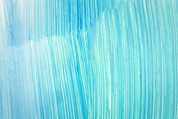 Abstract cyan hand painted background — Stock Photo, Image