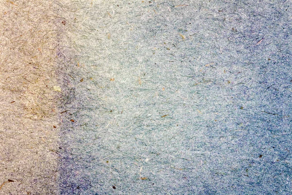 Blau und gelb handgeschöpftes Bastelpapier Textur Hintergrund — Stockfoto