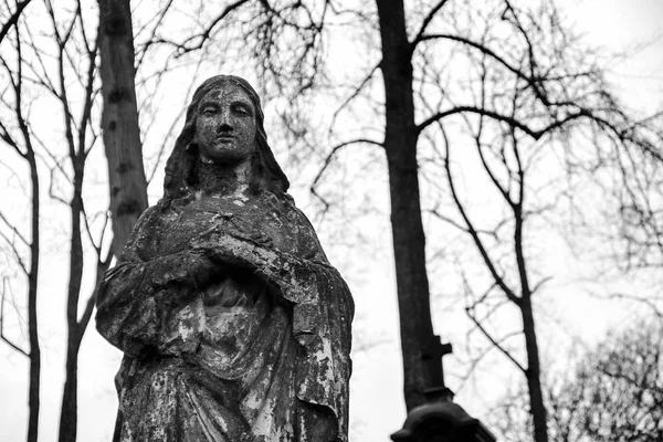 Antik Meryem Ana heykeli — Stok fotoğraf