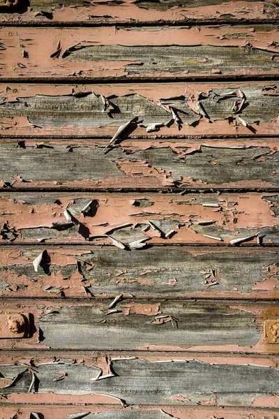 Pelling paint on wood — Stock Photo, Image