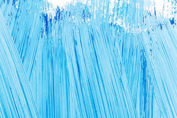 Abstract geborsteld blauw acryl kunst achtergrond — Stockfoto