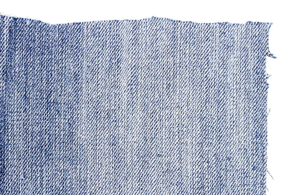 Bit ljus blå jeans tyg — Stockfoto