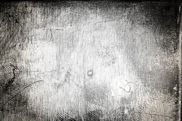 Poškrábaný špinavý zaprášené linorytu obraz textury, černé a bílé. — Stock fotografie