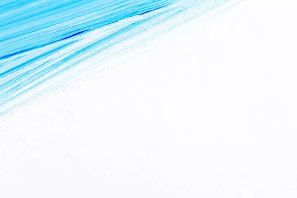 Abstract brushed blue acrylic arts background — Stock Photo, Image