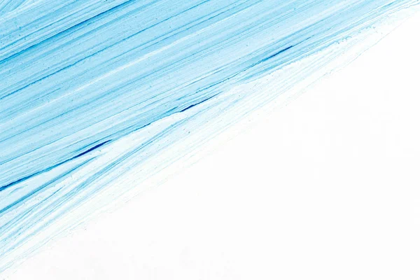 Abstract brushed blue acrylic arts background — Stock Photo, Image