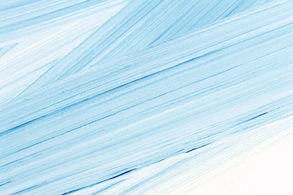 Abstract brushed blue acrylic arts background — Stock Photo, Image