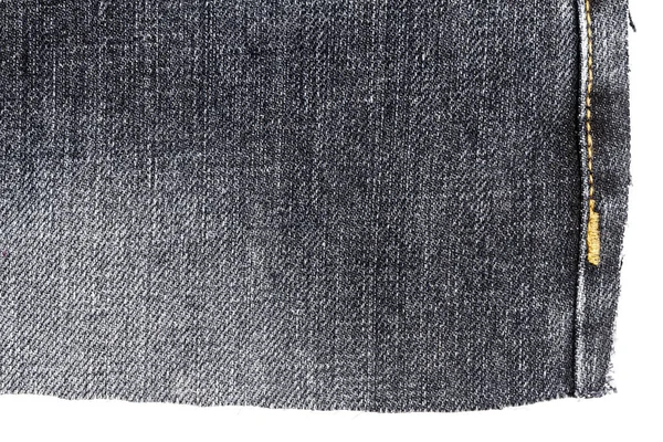 Pedaço de tecido de calça escura — Fotografia de Stock