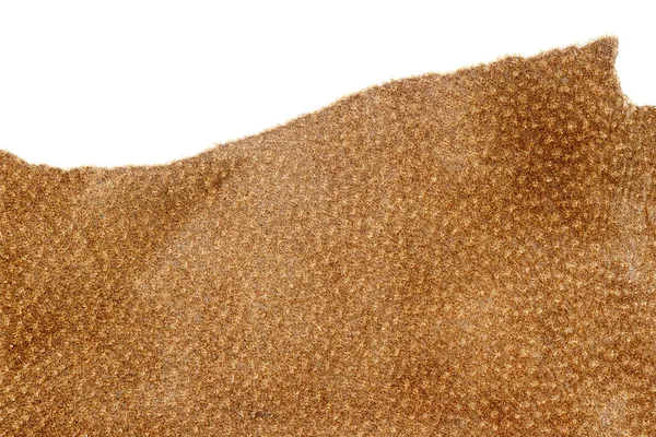 Pezzo di pelle marrone — Foto Stock