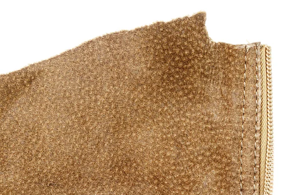 Bit av brunt läder — Stockfoto