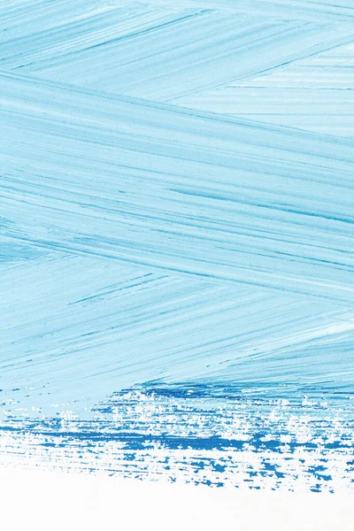 抽象的なブラシをかけた青いアクリル芸術の背景 — ストック写真