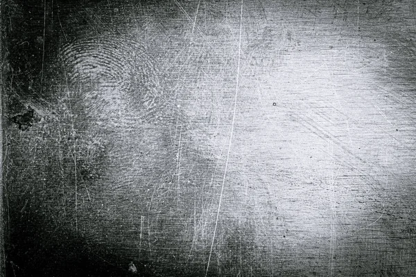 Царапины грязные пыльные текстуры медных пластин, черно-белое изображение . — стоковое фото