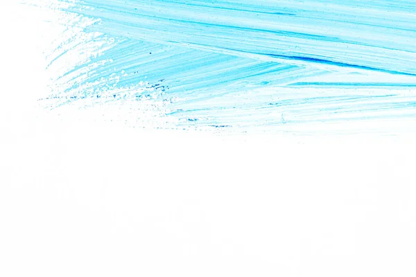 Soyut fırçalanmış mavi akrilik sanat arka plan — Stok fotoğraf