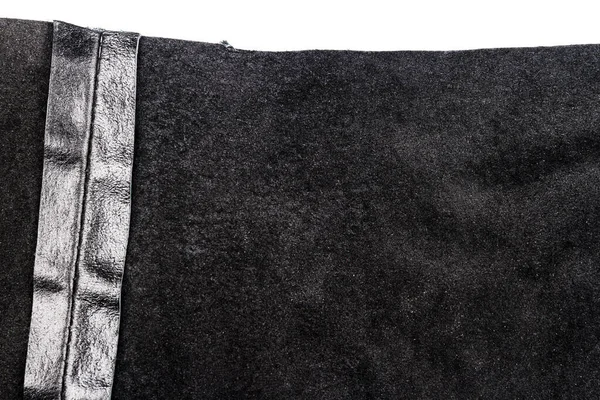 一件黑色皮革，背面 — 图库照片