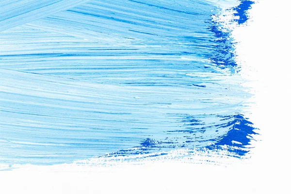 Streszczenie szczotkowane niebieskie akrylowe sztuki tła — Zdjęcie stockowe
