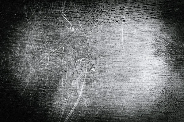 Poškrábaný špinavý zaprášený měděný plech textury, tónovaný černobílý obraz. — Stock fotografie