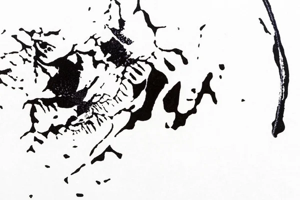 Zwart Wit Met Hand Geschilderd Acryl Achtergrond Grunge Acryl Textuur — Stockfoto