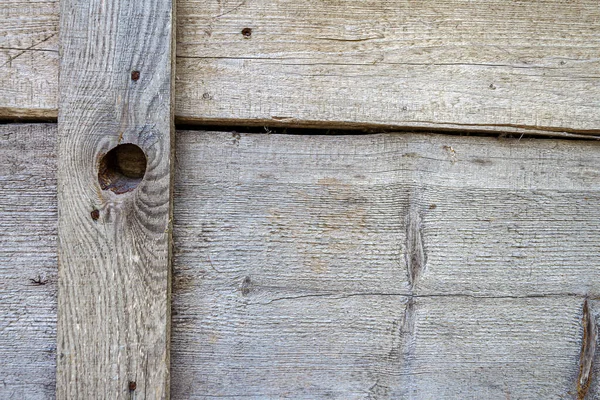 Alte Holzdielen Wandtextur Für Hintergrund Holzwand Mit Nägeln Hintergrund — Stockfoto