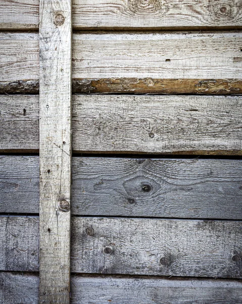 Alte Holzdielen Wandtextur Für Hintergrund Holzwand Mit Nägeln Hintergrund — Stockfoto