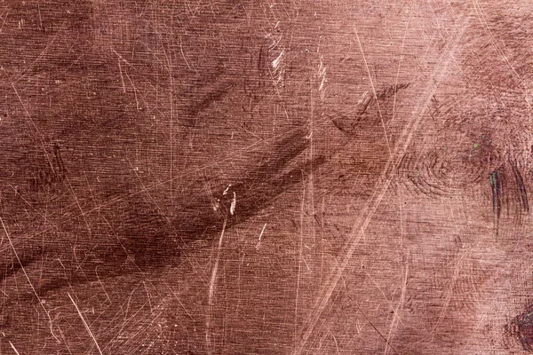 Krabben Vuile Stoffige Koperplaat Textuur Oude Metalen Achtergrond Bewolkte Krassende — Stockfoto