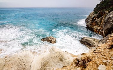Cala Goloritze, Akdeniz 'in incisi, Sardunya' nın doğu kıyısında.