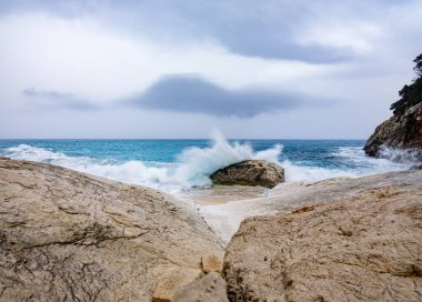 Cala Goloritze, Akdeniz 'in incisi, Sardunya' nın doğu kıyısında.