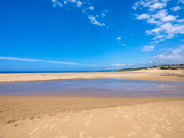 Piscinas Largest Natural Beach Europe Arbus Sardinia Italy Immense Wonderful — Stock Photo, Image