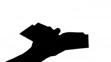 Hareketli erkek el kitap sayfaları çevirme