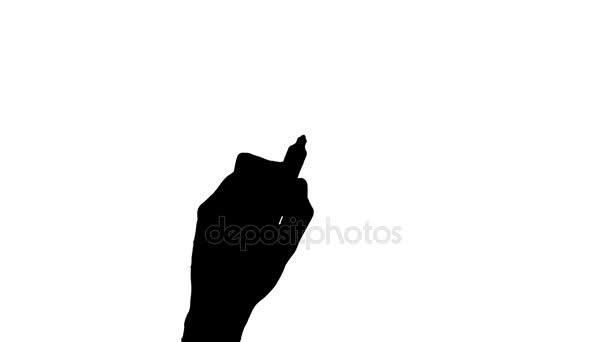 Przesłanie Mężczyzna Dłoń Rysunek Serce Z Flamaster