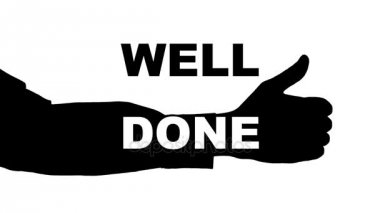 Erkek el başparmak jest siluet 