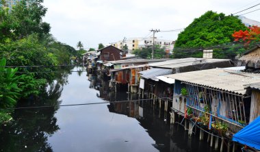 o yerel Bangkok bölge Nehri üzerinde
