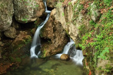 küçük şelale: Evia, Yunanistan