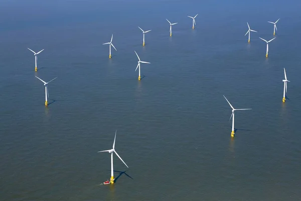 Wind Turbines Windfarm North Sea England — Stock Photo, Image